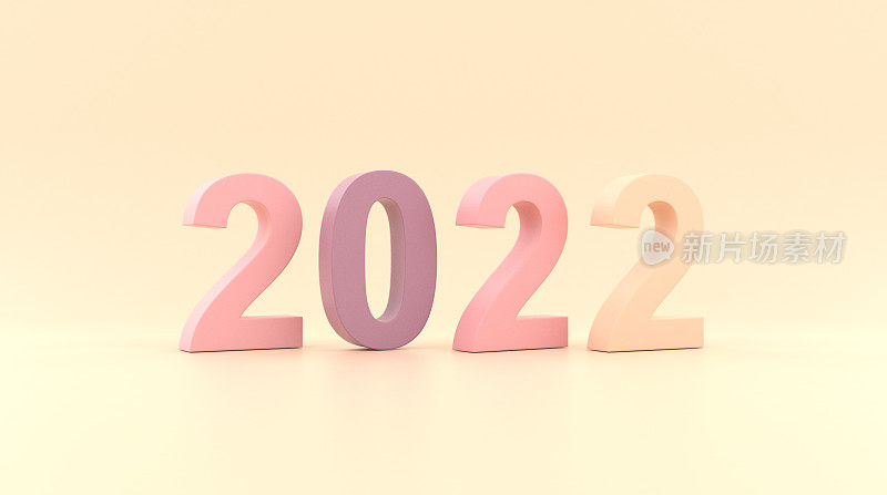 新年2022 3D渲染